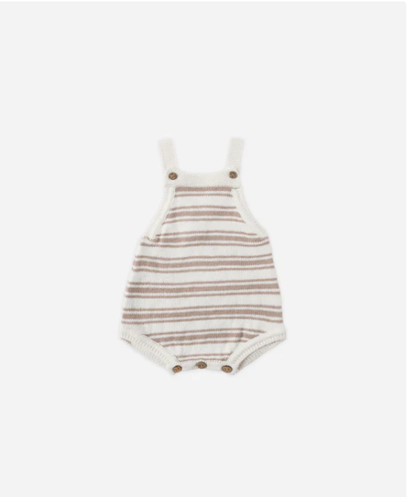 QUINCY Mae/TATUM ROMPER /OAT STRIPE /ロンパース【6-12M】