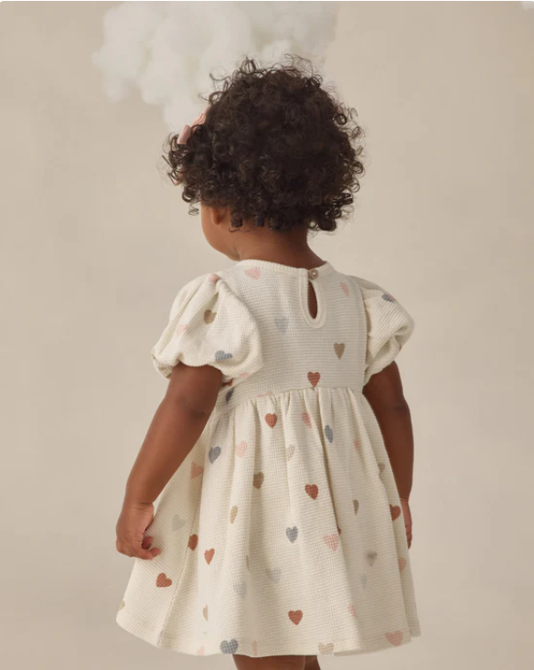 QUINCY Mae/DARLA DRESS /CONFETTI HEARTS /ワンピース【18-24m/2-3Y】