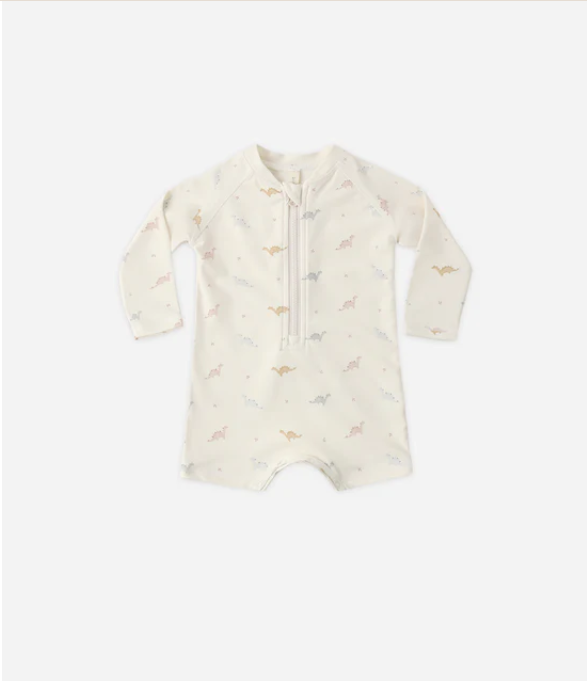 QUINCY Mae/LONG SLEEVE OP. RASHGUARD DINO /ラッシュガード【6-12M】