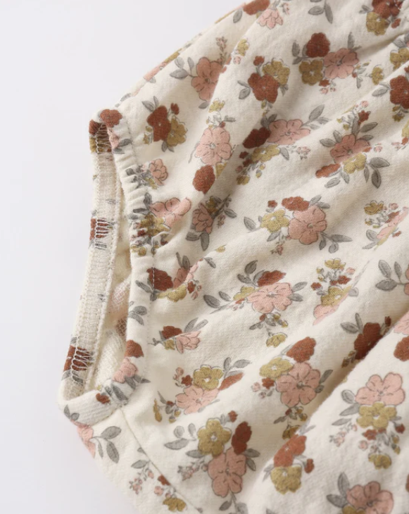 QUINCY Mae/RUFFLE TANK DRESS /BLOOM /ワンピース【18-24M/2-3Y】