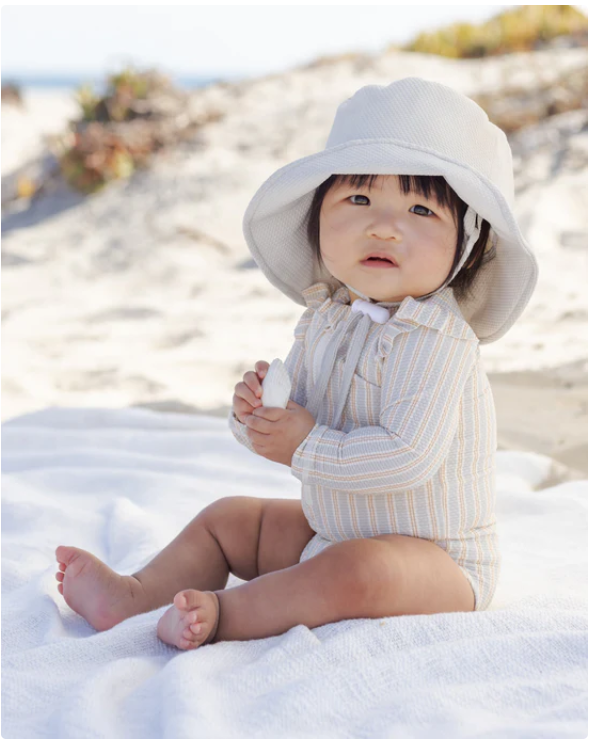 QUINCY Mae/BUCKET HAT /SKY /バケットハット【6-12M/2-5Y】