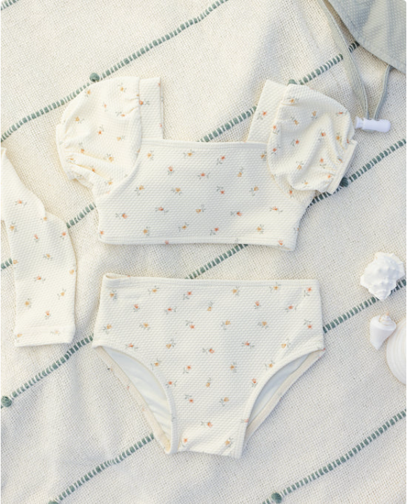 QUINCY Mae/ZIPPY TWO-PIECE /PETIT FLEUR /スイムウェア【18-24M/2-3Y】