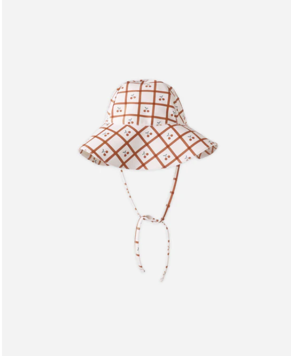 Rylee+Cru /FLOPPY SWIM HAT /CHERRY CHECK /スイムハット【12M-3Y】