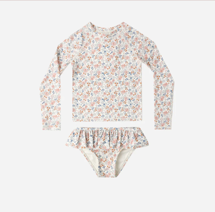 Rylee+Cru /RASHGUARD GIRLS SET /FLOWER FIELDS /ラッシュガードセット【18-24M/2-3Y/4-5Y】