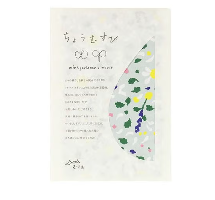 むす美 /ミナ・ペルホネン /風呂敷【100×100cm】/アクアドロップ(撥水加工)