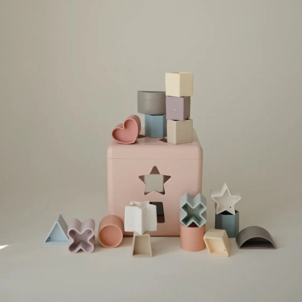 Mushie/Shape Sorting Box 型はめパズル【2種】