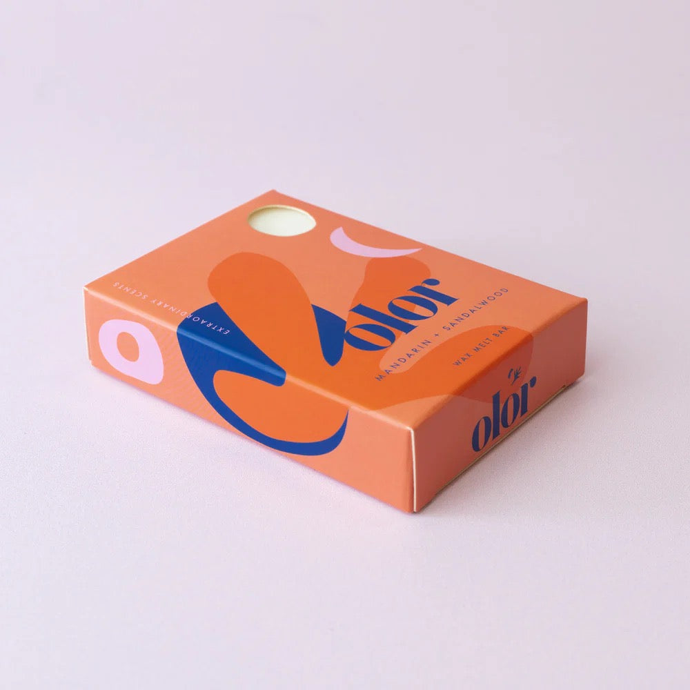 olor/ マンダリン+サンダルウッド WAX MELT BAR