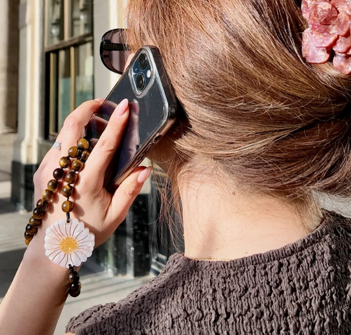 Solar Eclipse/GEMSTONE BRACELET PHONE CHAIN ブレスレット型ストラップ