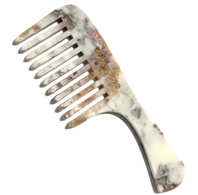 Solar Eclipse/WIDE TOOTH HANDLE ACETATE HAIR COMB/ヘアコーム