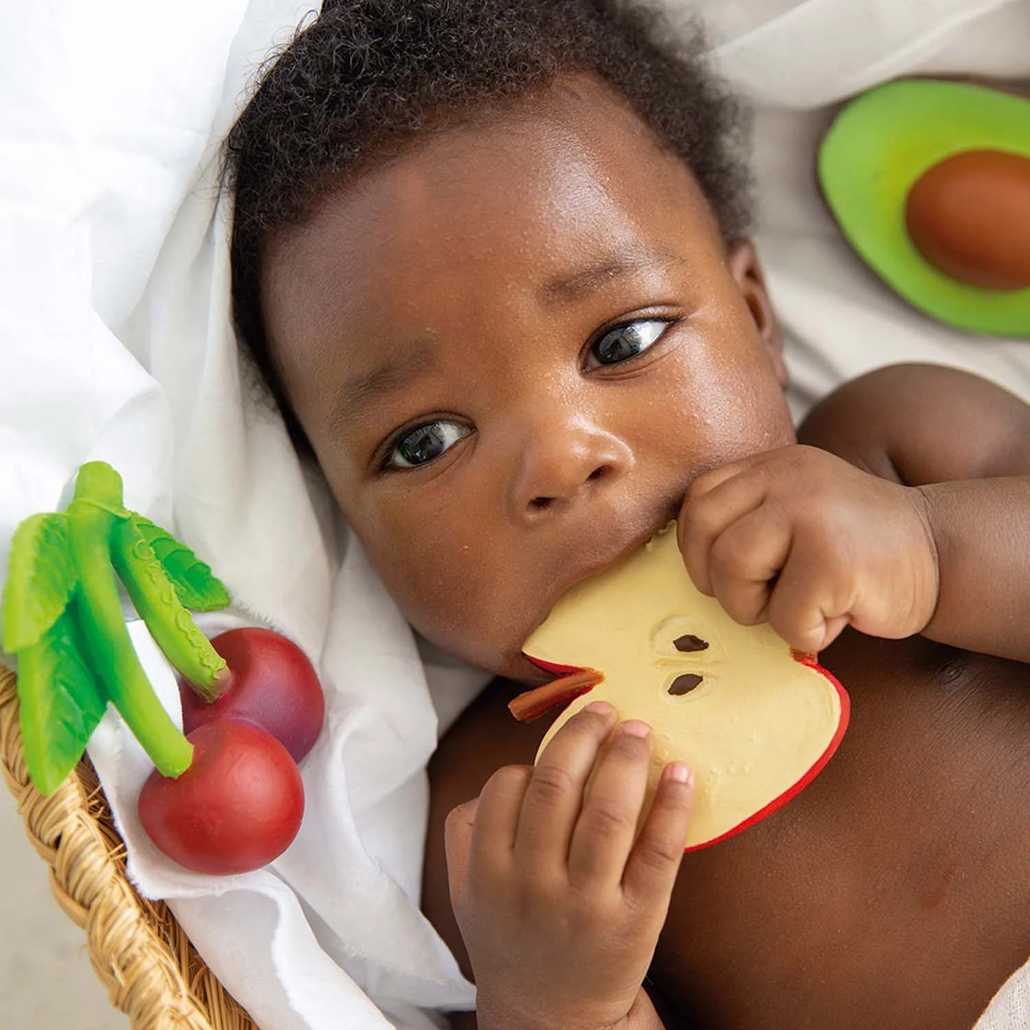 Oli&carol/Baby Teether & Bath Toy(フルーツ)