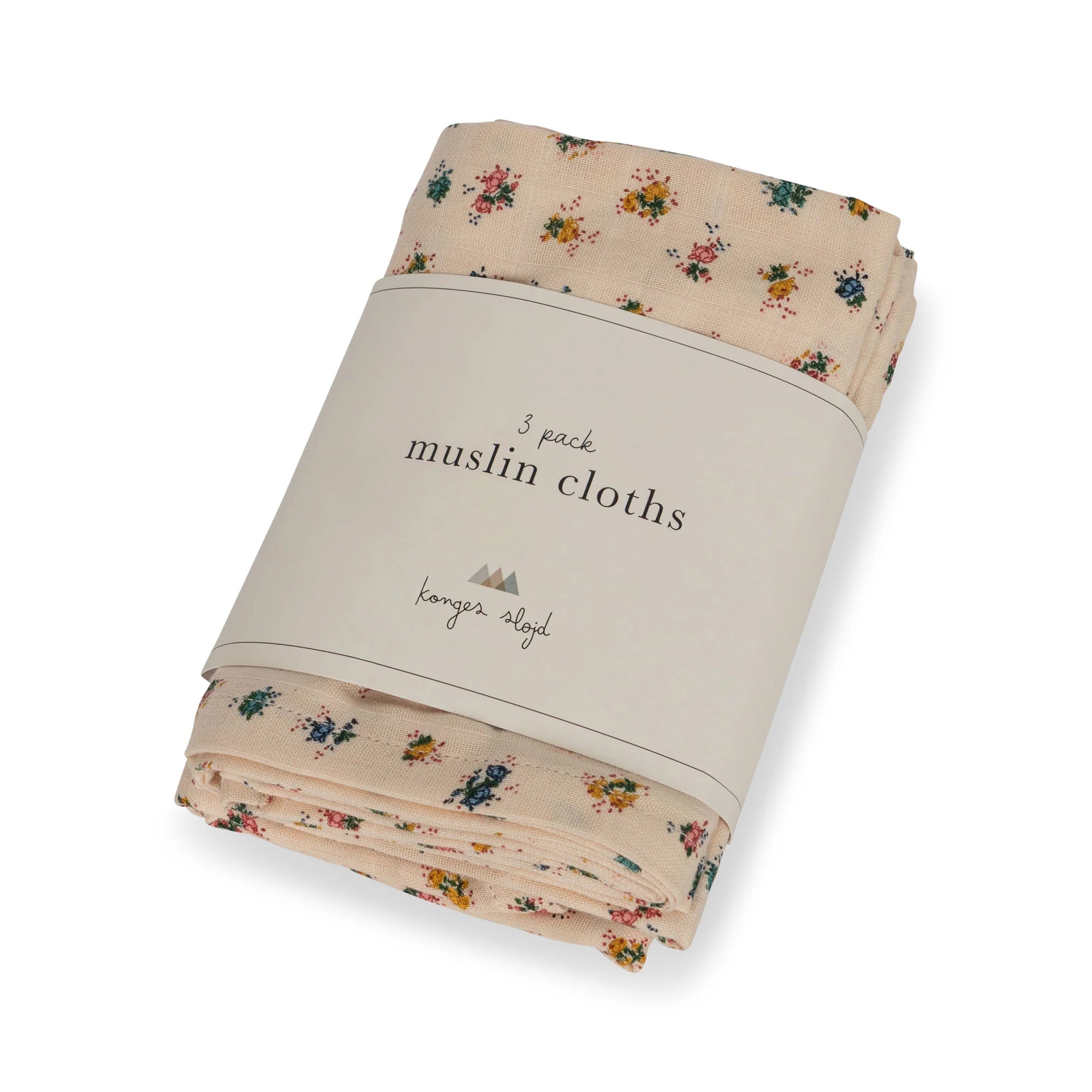 Konges Slojd/3 PACK MUSLIN CLOTH GOTS おくるみ3枚セット