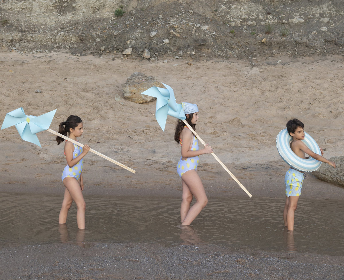 PAPER BOAT/Lemon classic swim shorts【3Y・4Y】スイムショーツ