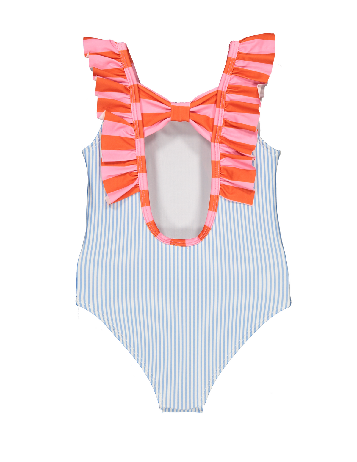 PAPER BOAT/Combo stripes swimsuit 【3Y・4Y】水着