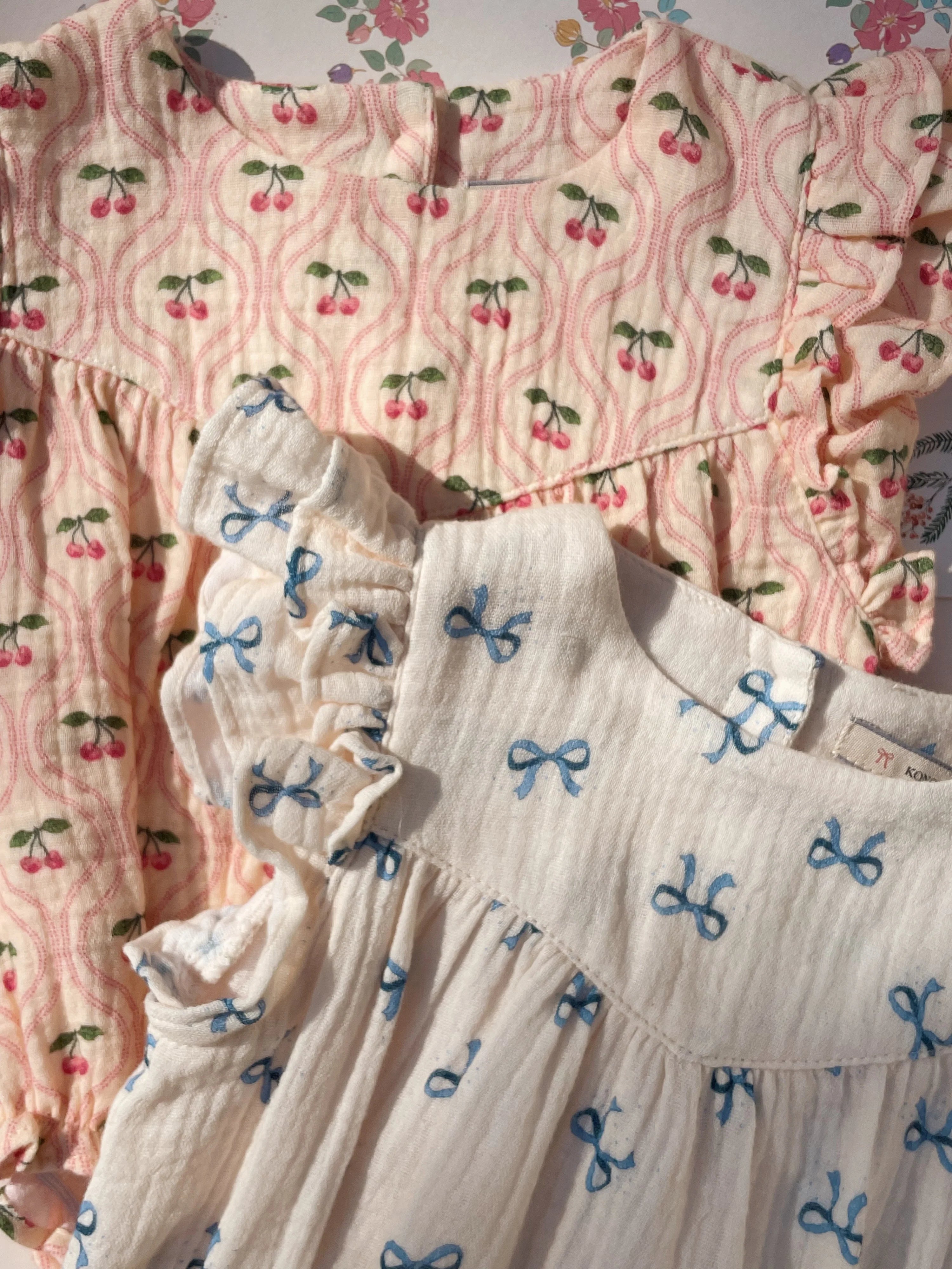 Konges Slojd/ COCO ROMPER /BOW BLEU ロンパース【9ヶ月/18ヶ月】