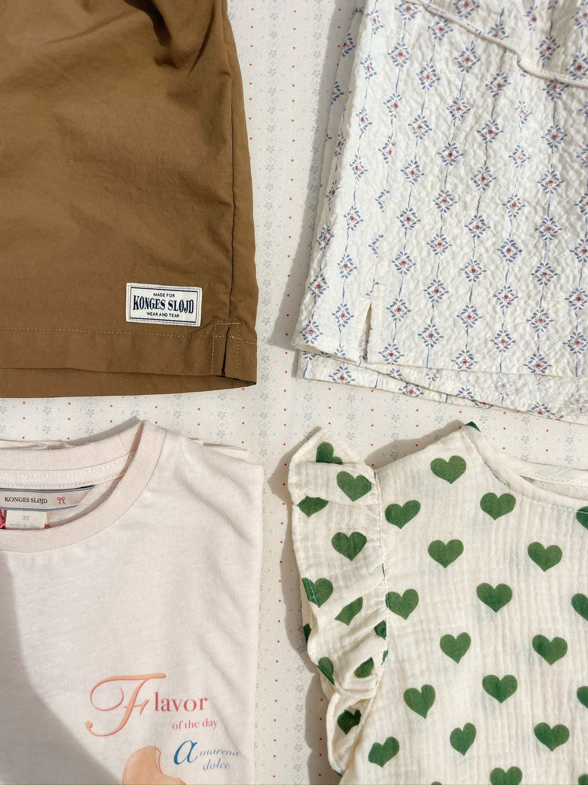 Konges Slojd/COCO TOP GOTS/AMOUR VERDE/トップス【2歳/3歳/4歳】