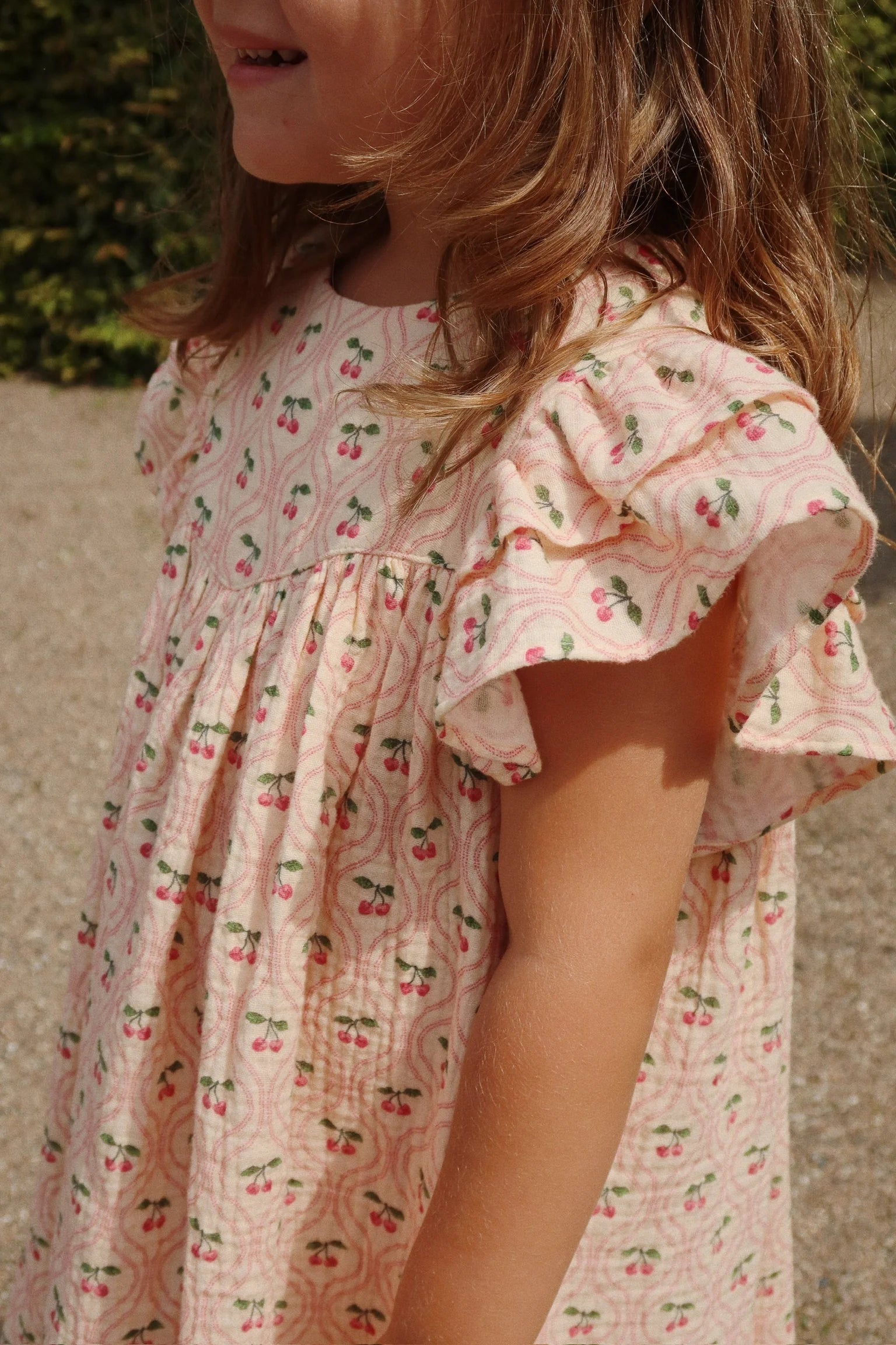 Konges Slojd/ COCO DRESS /CHERRY PINK MOTIF【18ヶ月~4歳】