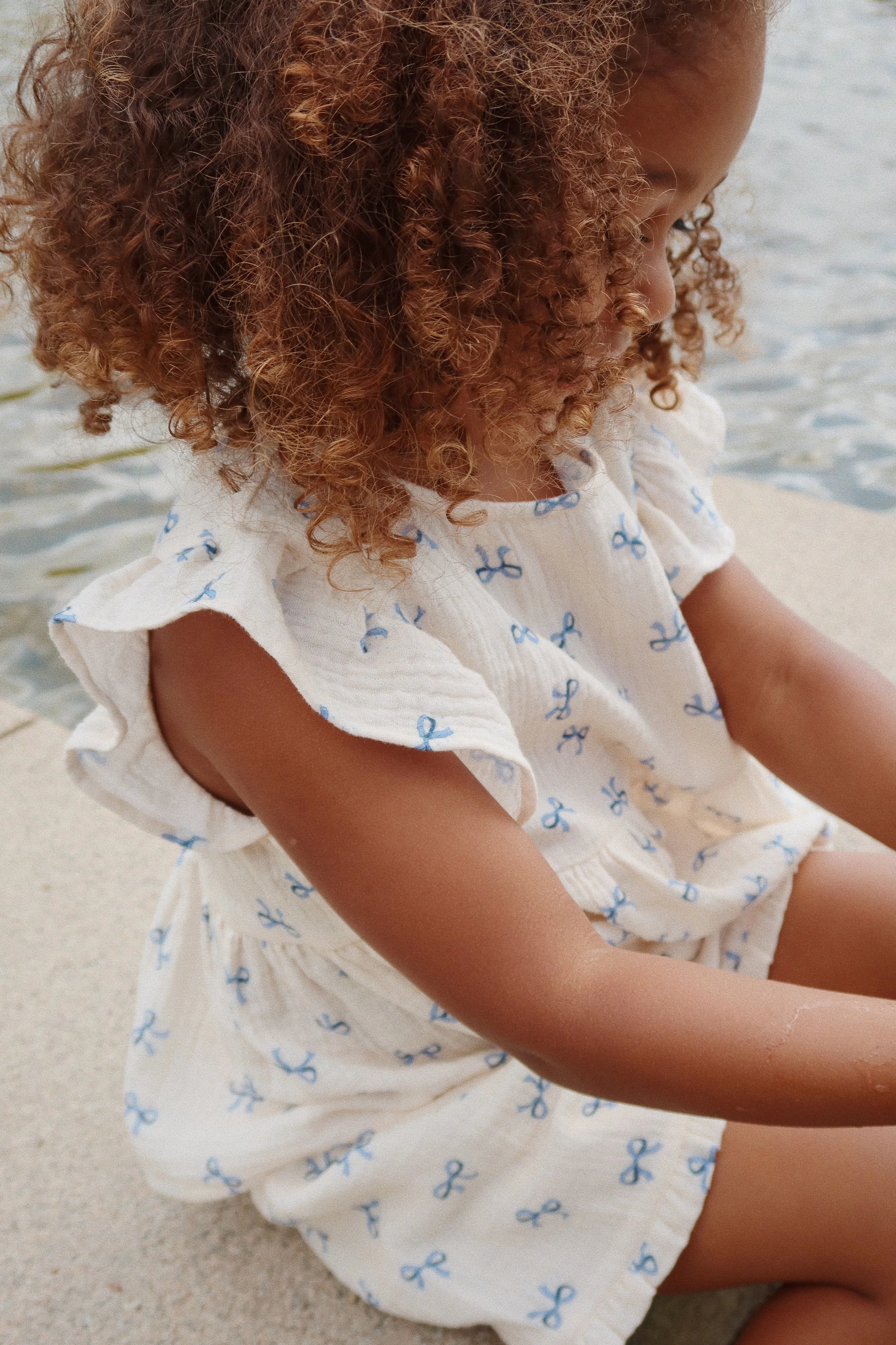 Konges Slojd/ COCO TOP /BOW BLEU トップス【18ヶ月~4歳】