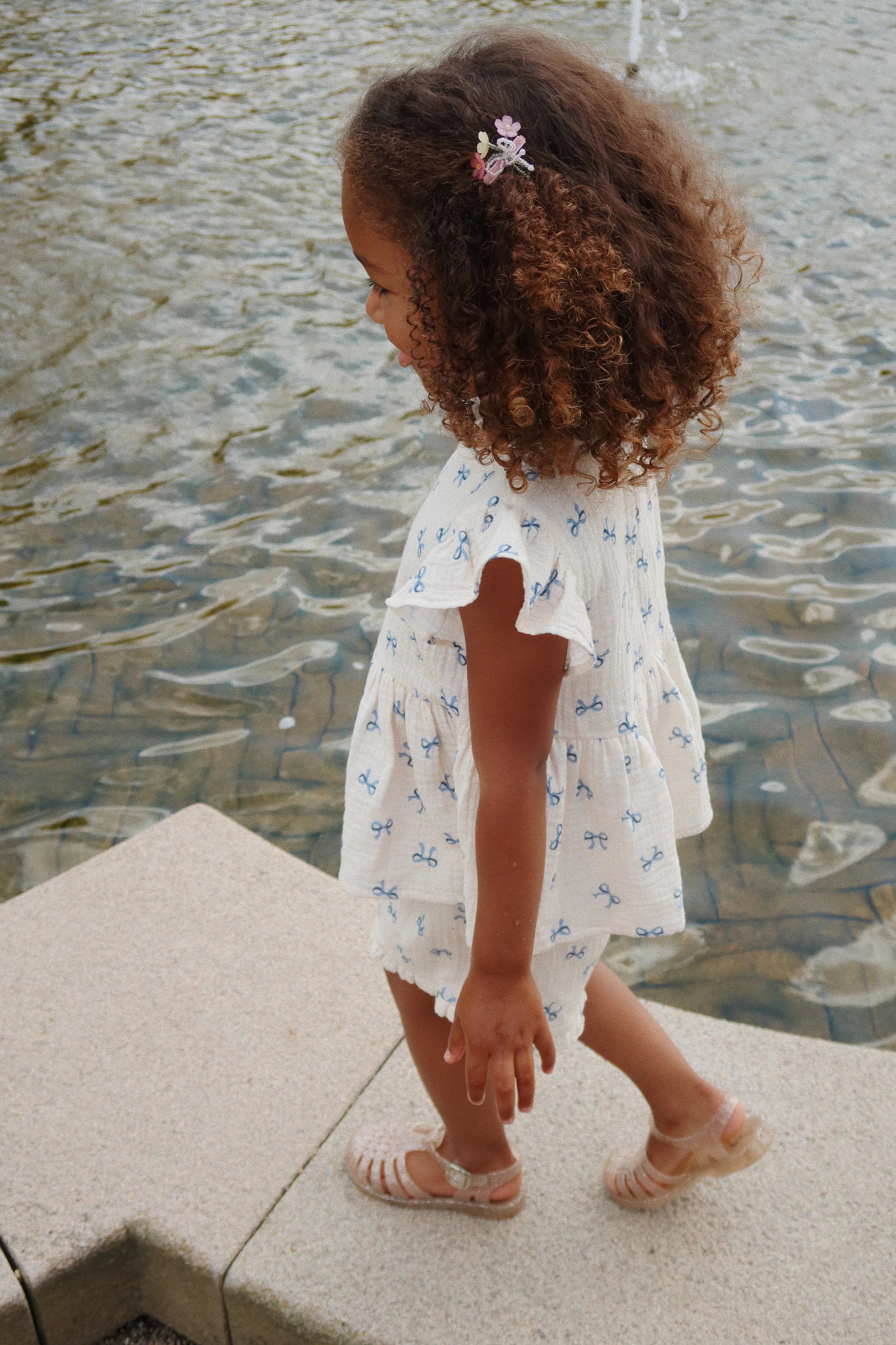 Konges Slojd/ COCO TOP /BOW BLEU トップス【18ヶ月~4歳】