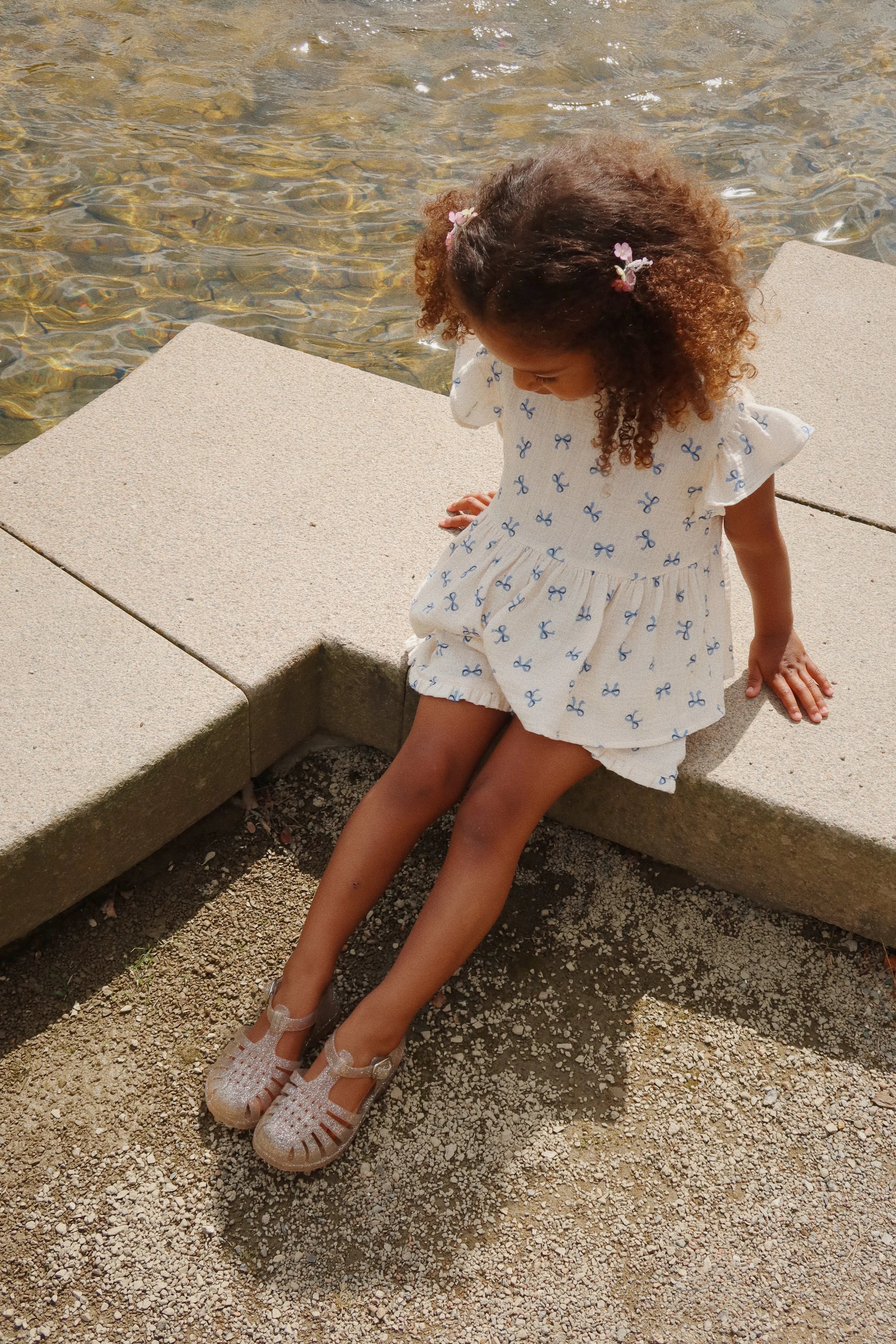 Konges Slojd/ COCO TOP /BOW BLEU トップス【18ヶ月~4歳】