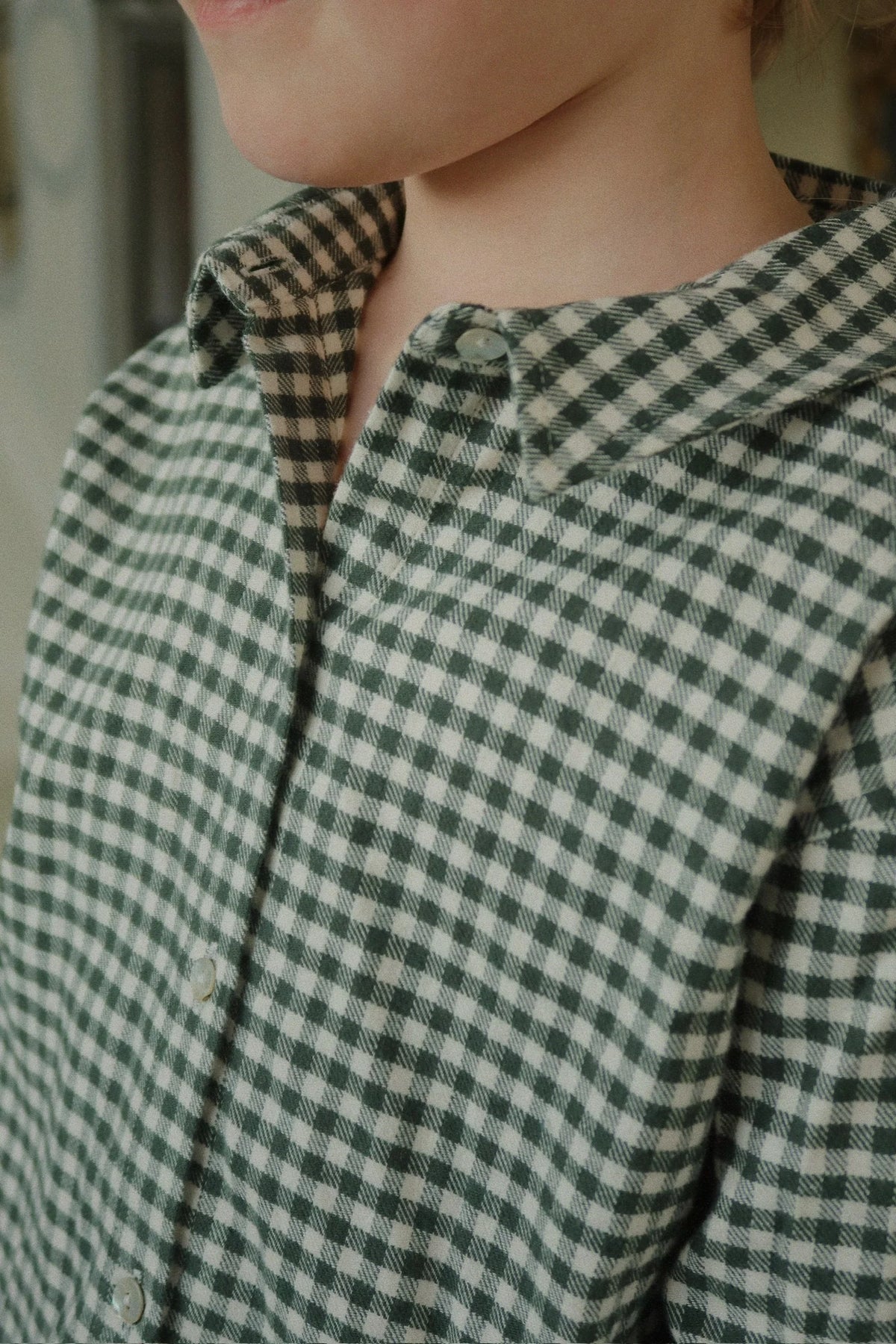 Konges Slojd/FORET LS SHIRT/ コットンフランネルシャツ【2歳/3歳/4歳】