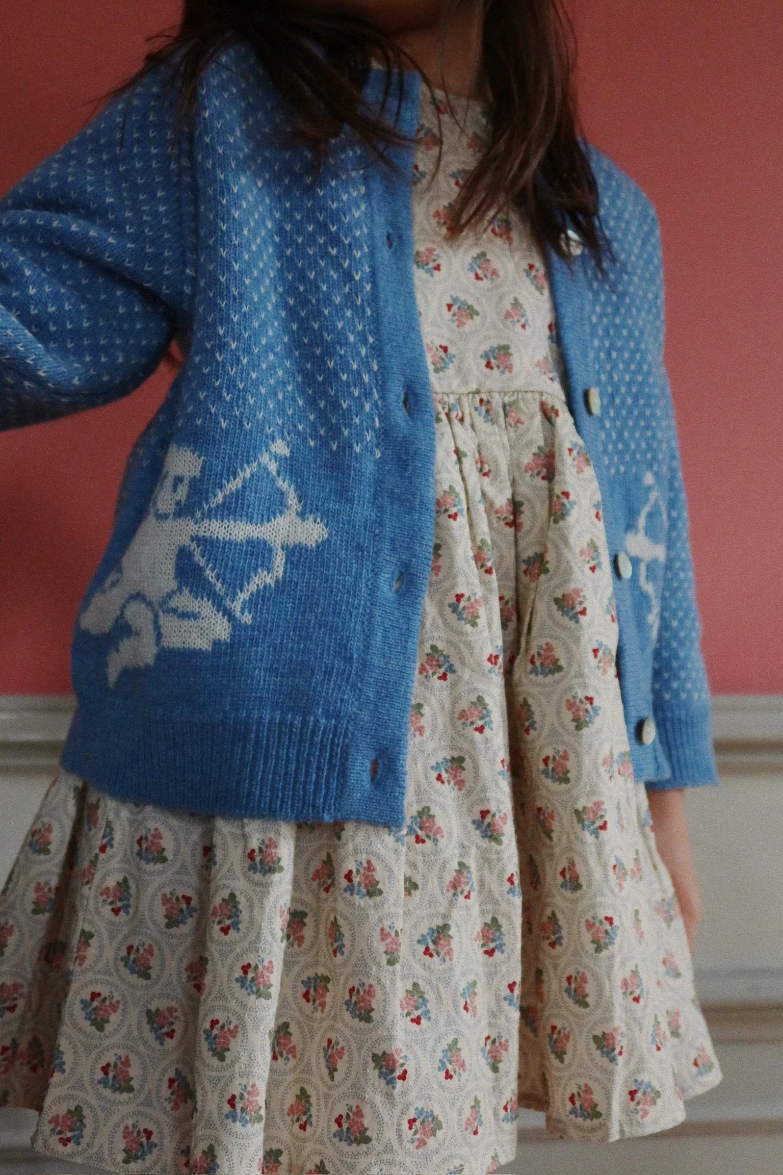 Konges Slojd/CIANNA LS BOW DRESS/ ワンピース【2歳/3歳/4歳】