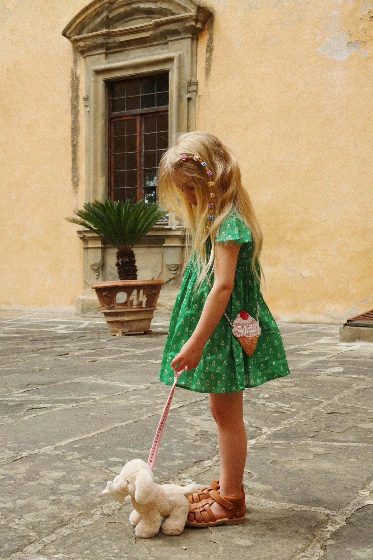 Konges Slojd/CAMI SMOCK DRESS GOTS/ワンピース【18ヶ月/2歳/3歳/4歳】