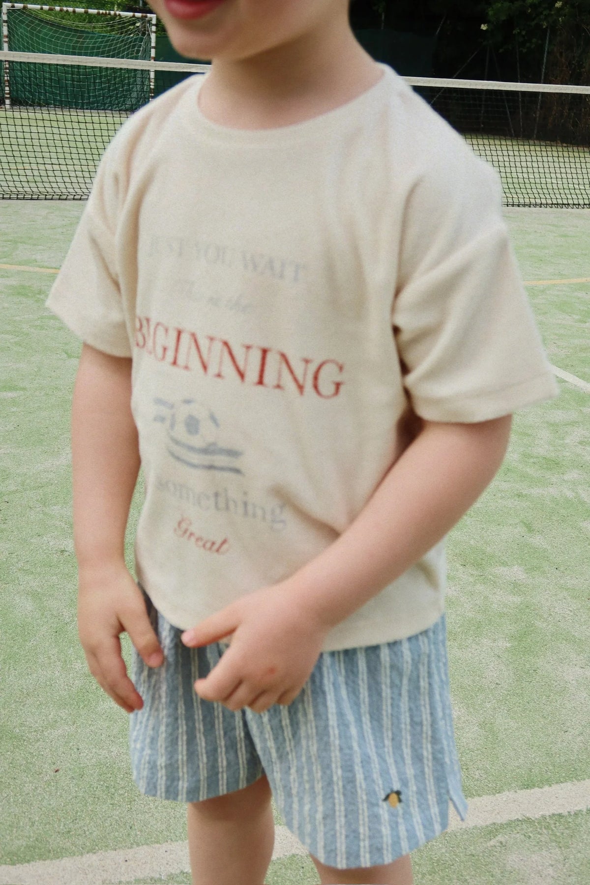 Konges Slojd/ELLIOT SHORTS GOTS/TRIO BLEU STRIPE/ショーツ【18ヶ月/2歳/3歳/4歳】