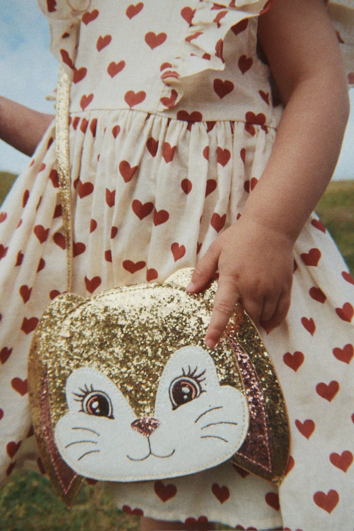 Konges Slojd/CIANNA BOW DRESS GOTS/AMOUR ROUGE/ドレス【2歳/3歳/4歳】