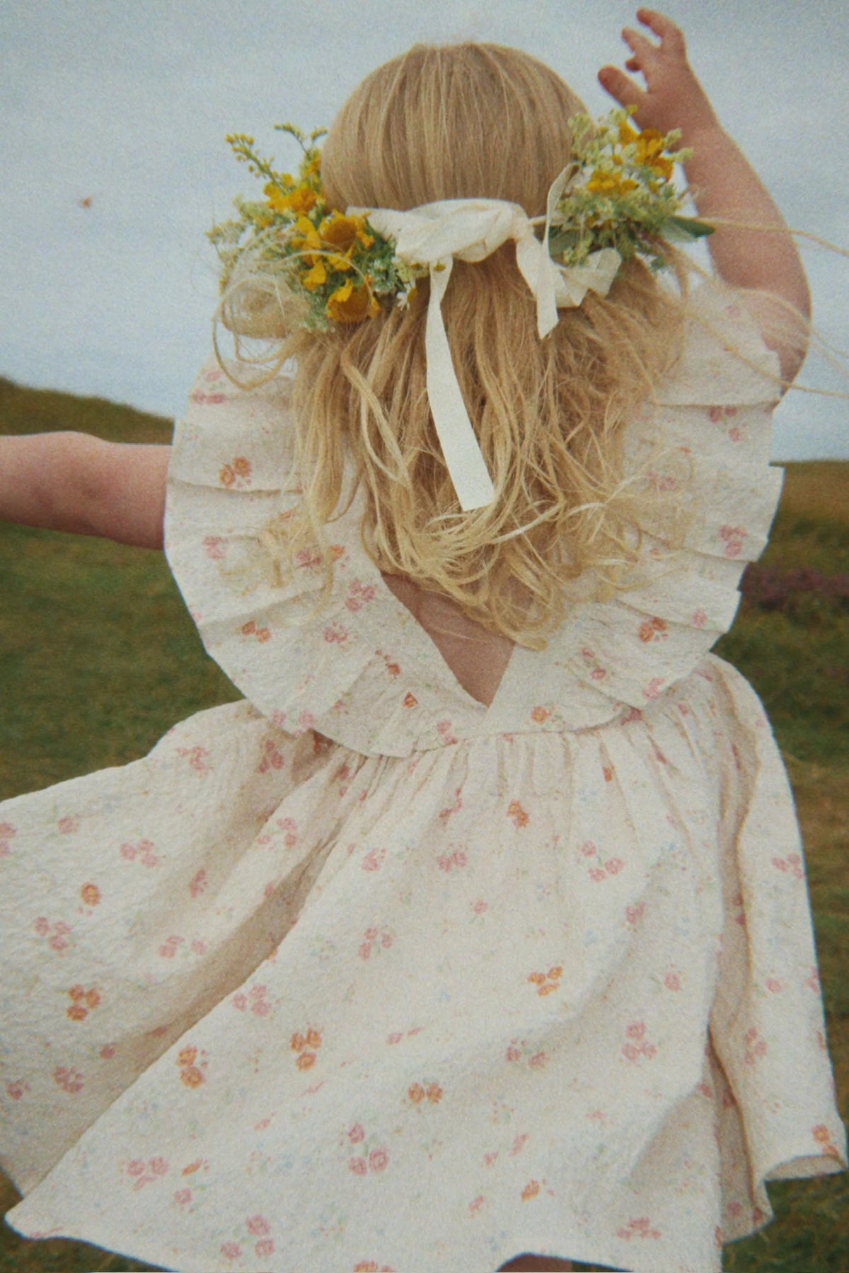 Konges Slojd/ELIN FRILL DRESS GOTS/NONOKA/ドレス【2歳/3歳/4歳】