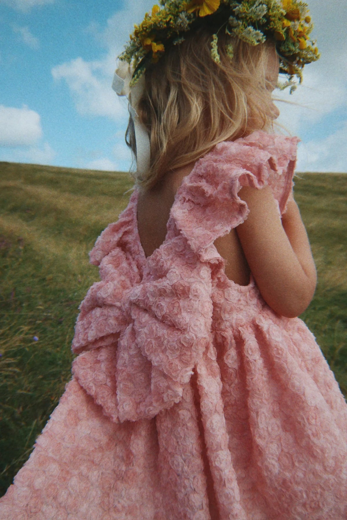 Konges Slojd/ALLY FLOWER DRESS/VEILED ROSE【2歳/3歳/4歳】
