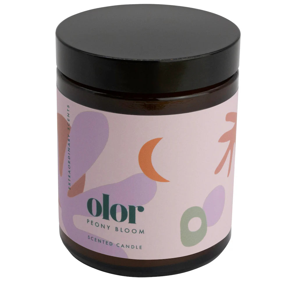 olor/ ピオニーブルーム ジャーキャンドル