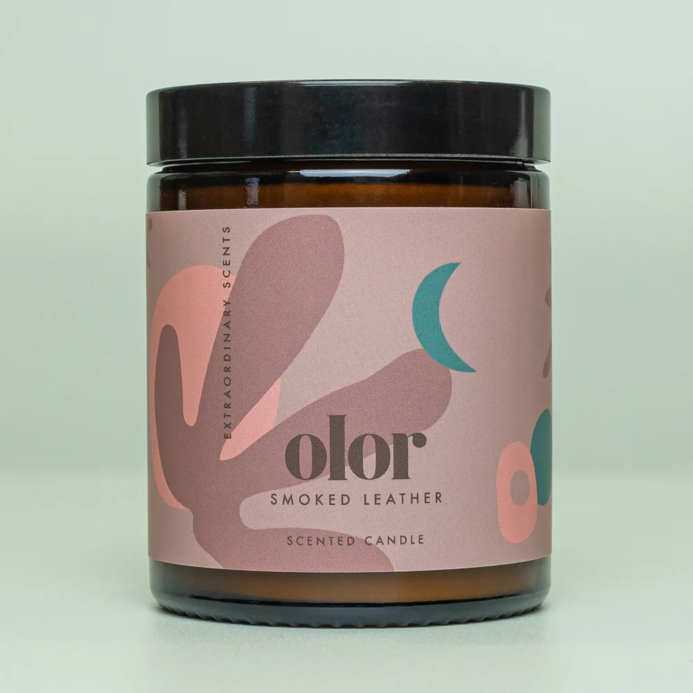 olor/ スモークレザー ジャーキャンドル