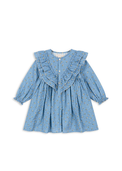 Konges Slojd/KIM FRILL DRESS/ ワンピース【18ヶ月/2歳/3歳