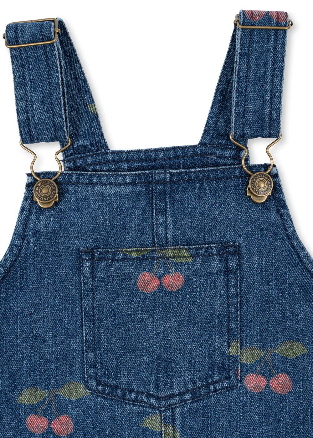 Konges Slojd/MAGOT OVERALL DRESS/デニムオーバーオールスカート 【2歳/3歳/4歳】