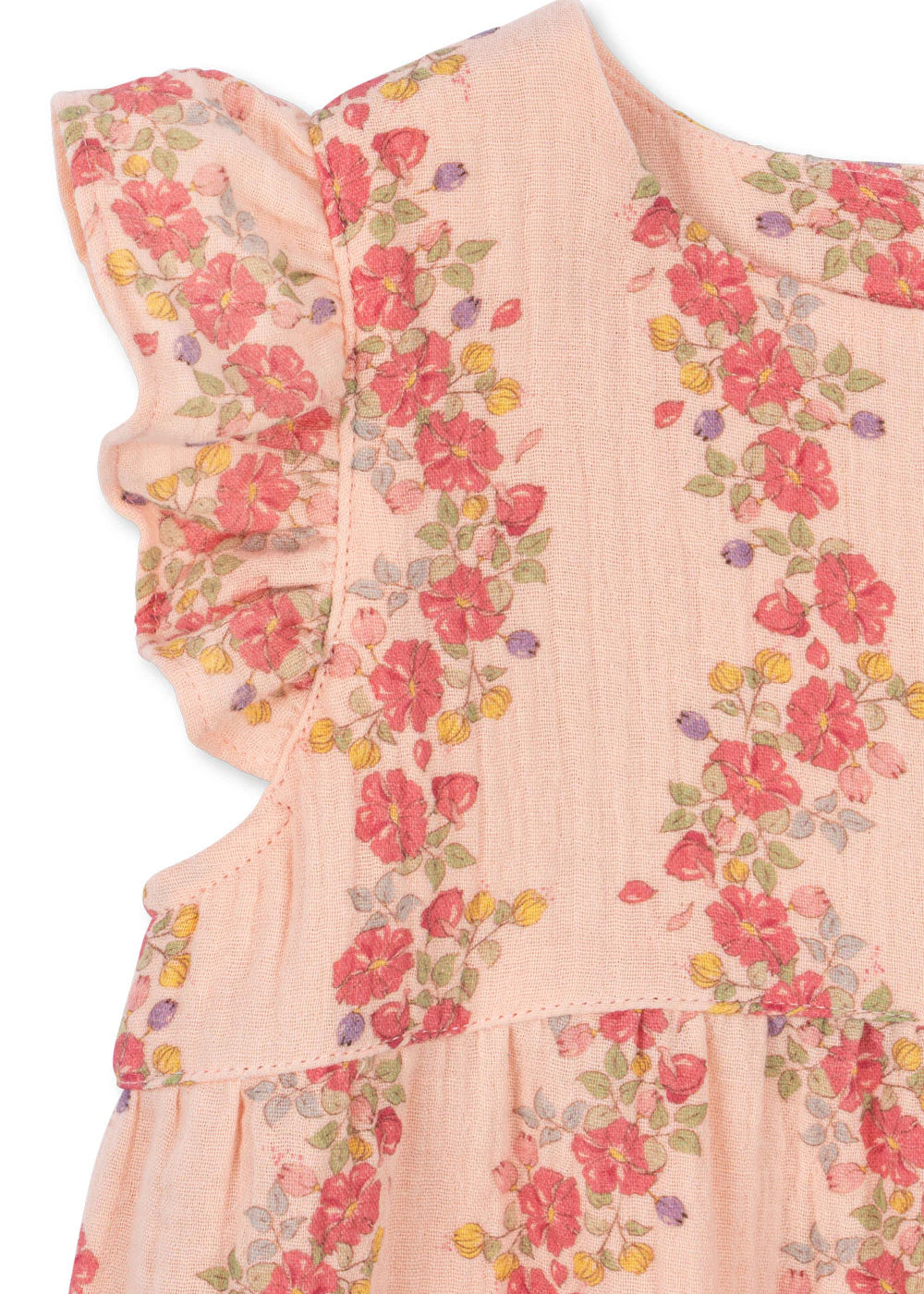 Konges Slojd/COCO FRILL ROMPER/ FLORIA PINK【6ヶ月/12ヶ月】