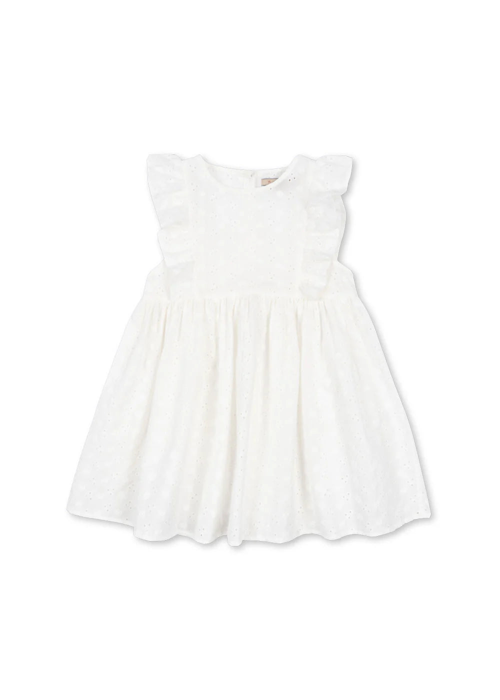 Konges Slojd/ LACEY DRESS /OPTIC WHITE【18ヶ月~4歳】
