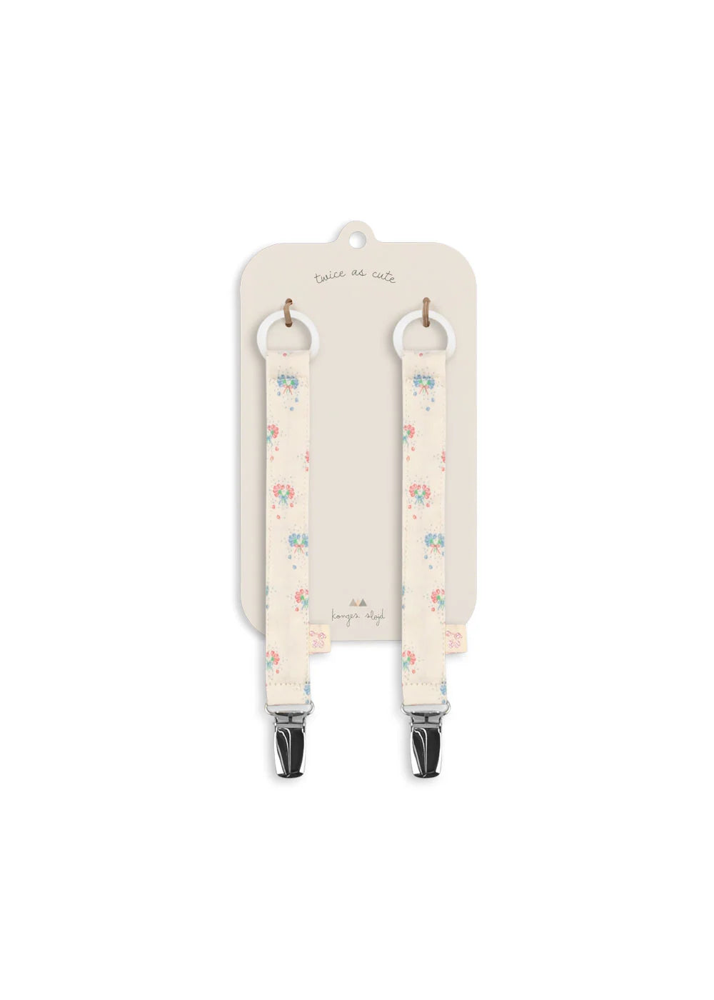 Konges Slojd/ 2 PACK PACIFIER STRAP おしゃぶりストラップ