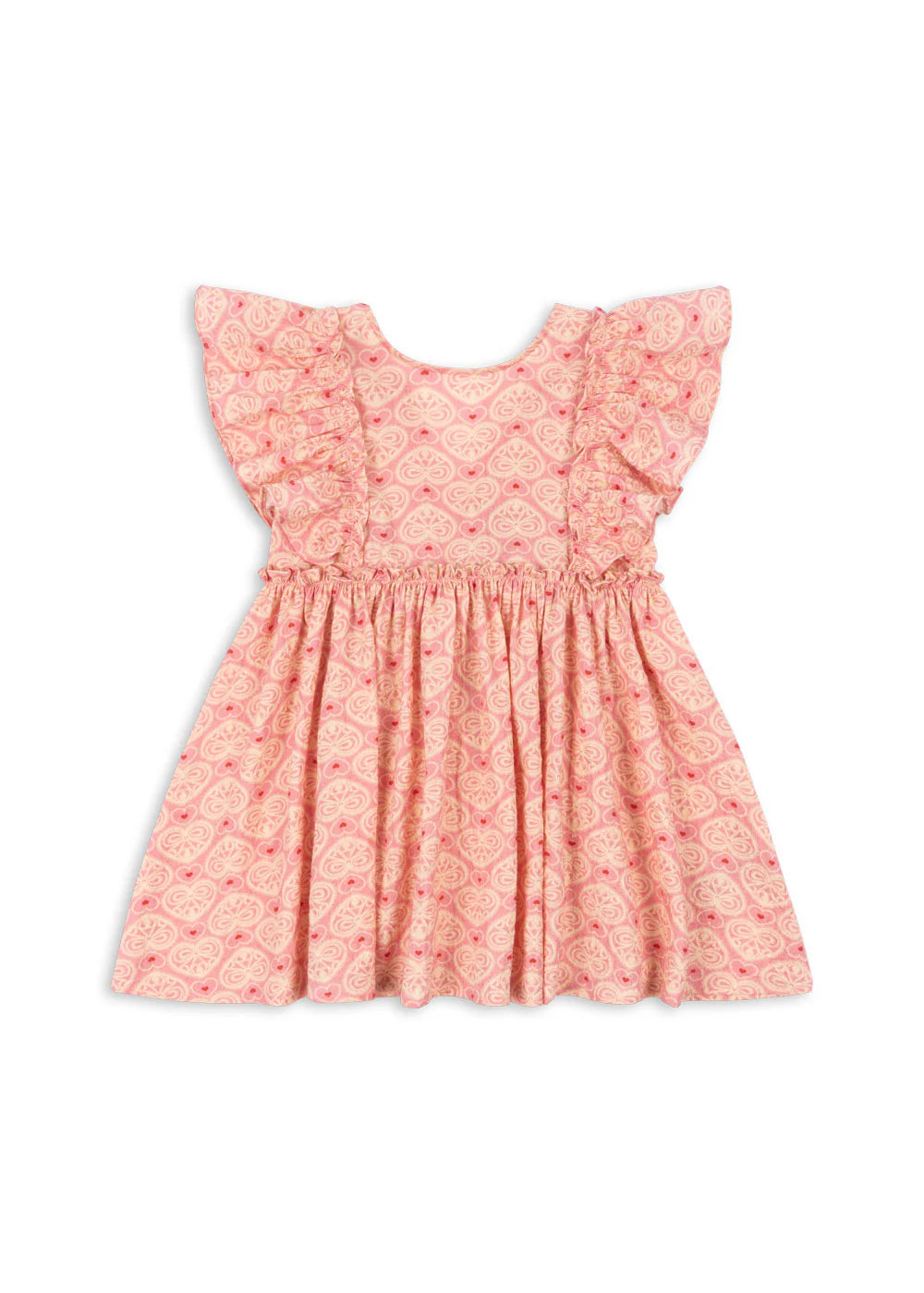 Konges Slojd/ AVA BOW DRESS /LACY PINK【18ヶ月~4歳】