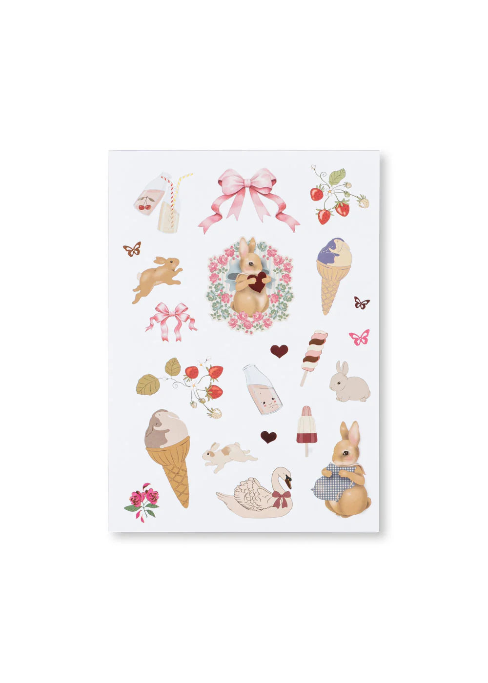 Konges Slojd/ A STICKER A DAY/ シール帳 【PINK/TIGER】