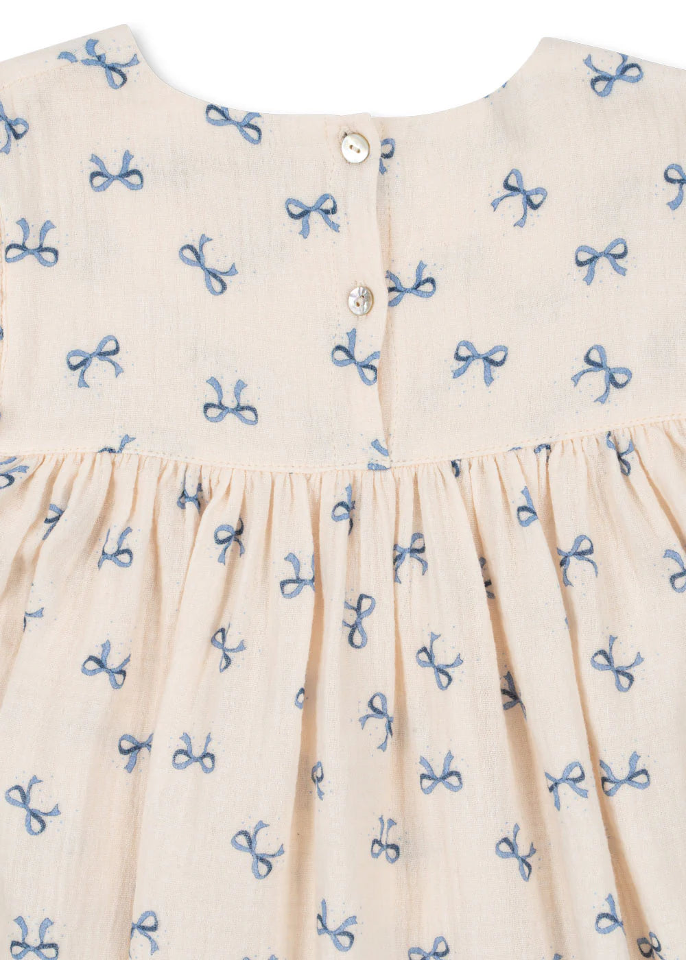 Konges Slojd/ COCO DRESS /BOW BLEU【18ヶ月~4歳】