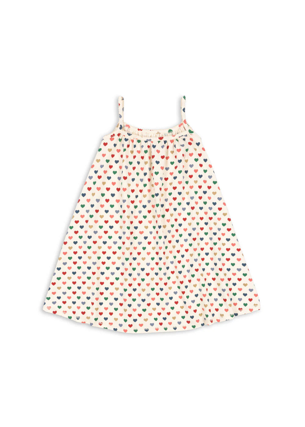 Konges Slojd/ BASIC STRAP DRESS/ COEUR COLOR【18ヶ月~4歳】
