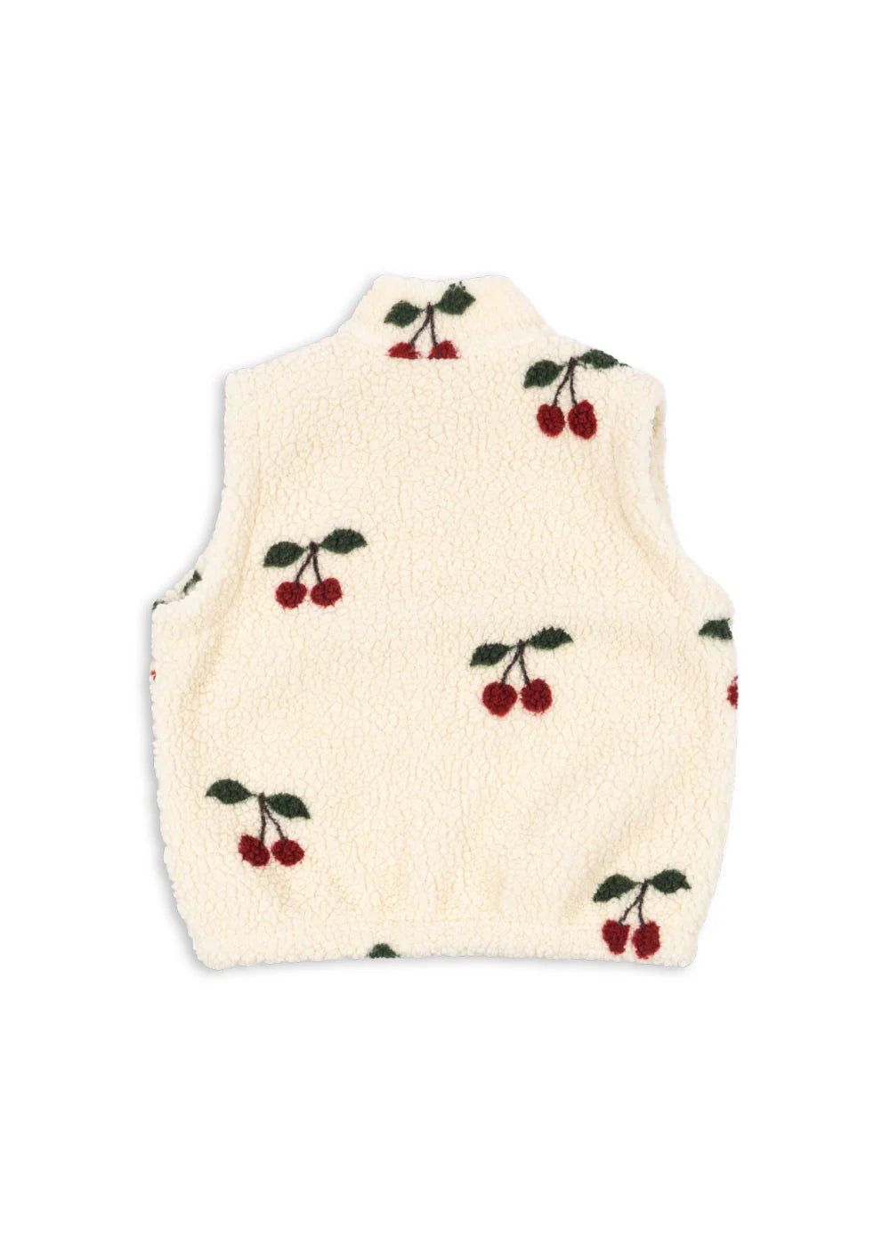 Konges Slojd/JODY TEDDY VEST GRS/ チェリー柄ベスト 【18ヶ月/2歳/3歳/4歳】