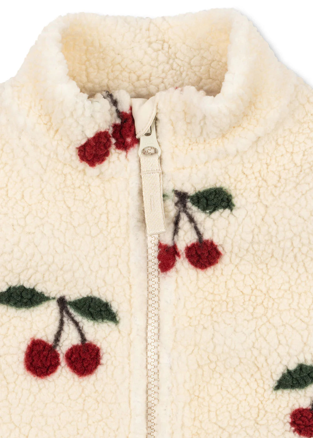 Konges Slojd/JODY TEDDY VEST GRS/ チェリー柄ベスト 【18ヶ月/2歳/3歳/4歳】