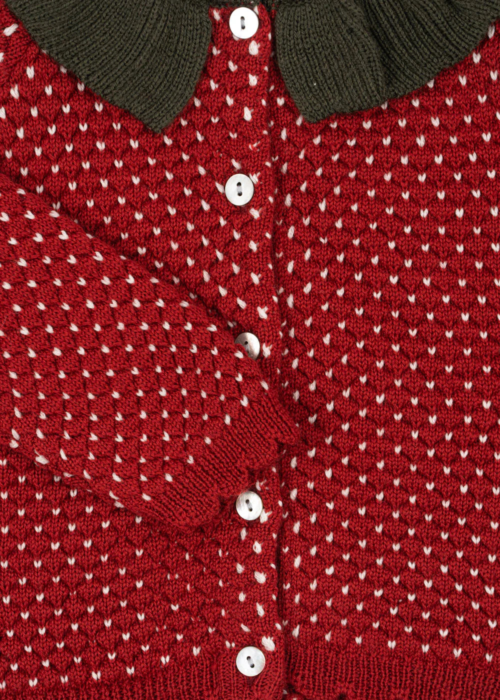 Konges Slojd/STRAWBERRY CARDIGAN/ いちごのカーディガン【2歳/3歳】