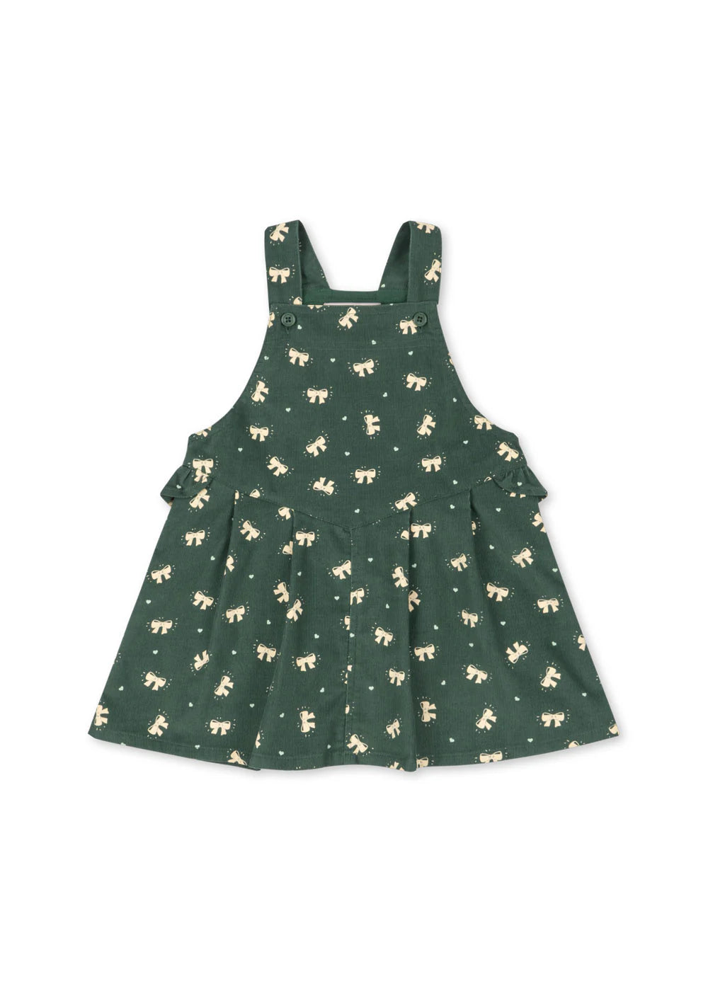 Konges Slojd/AVERY FRILL OVERALL DRESS/ オーバーオールワンピース【2歳/3歳/4歳】