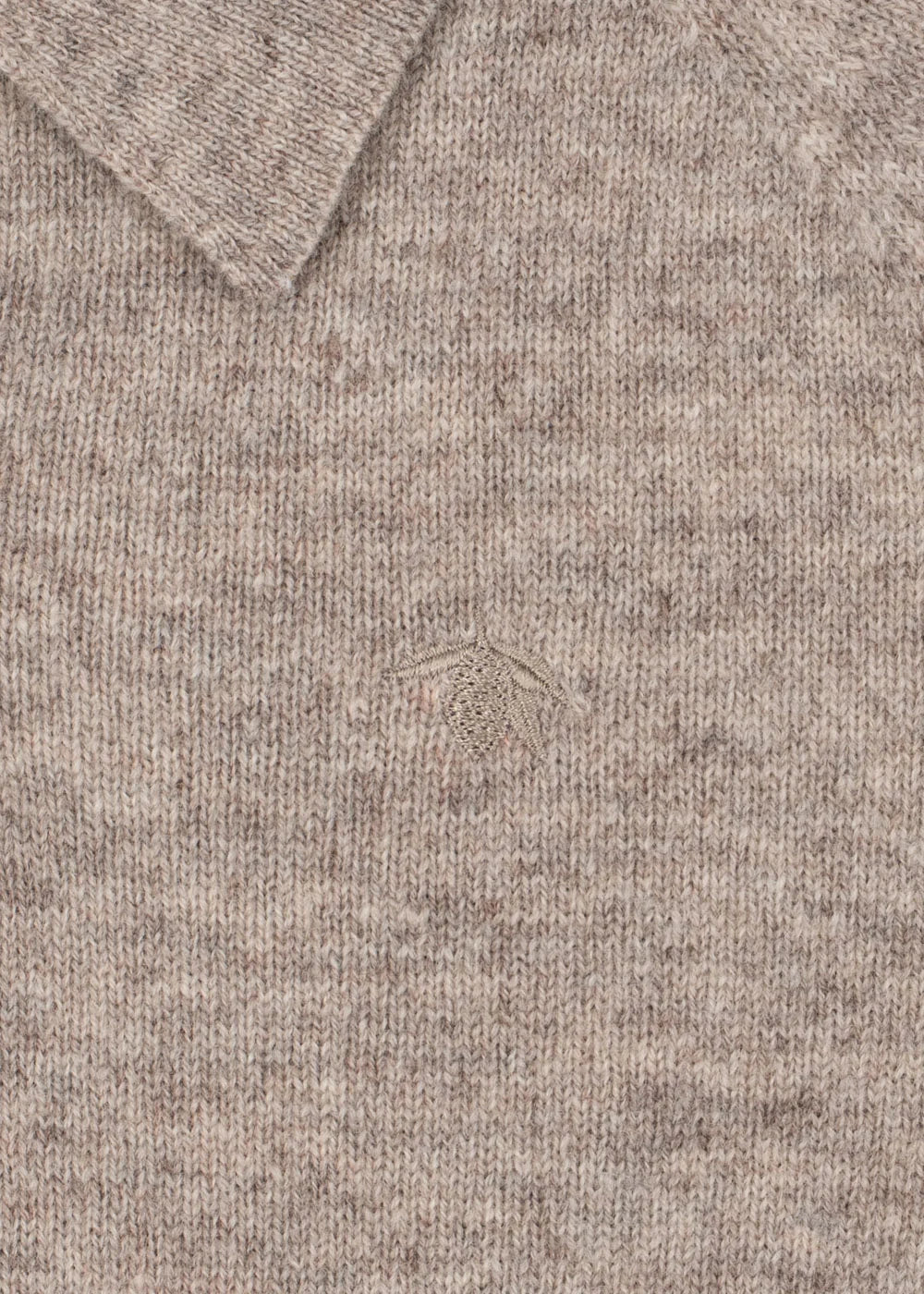 Konges Slojd/BASI POLO/OATMEAL MELANGE/ニットポロシャツ【18ヶ月/2歳/3歳/4歳】