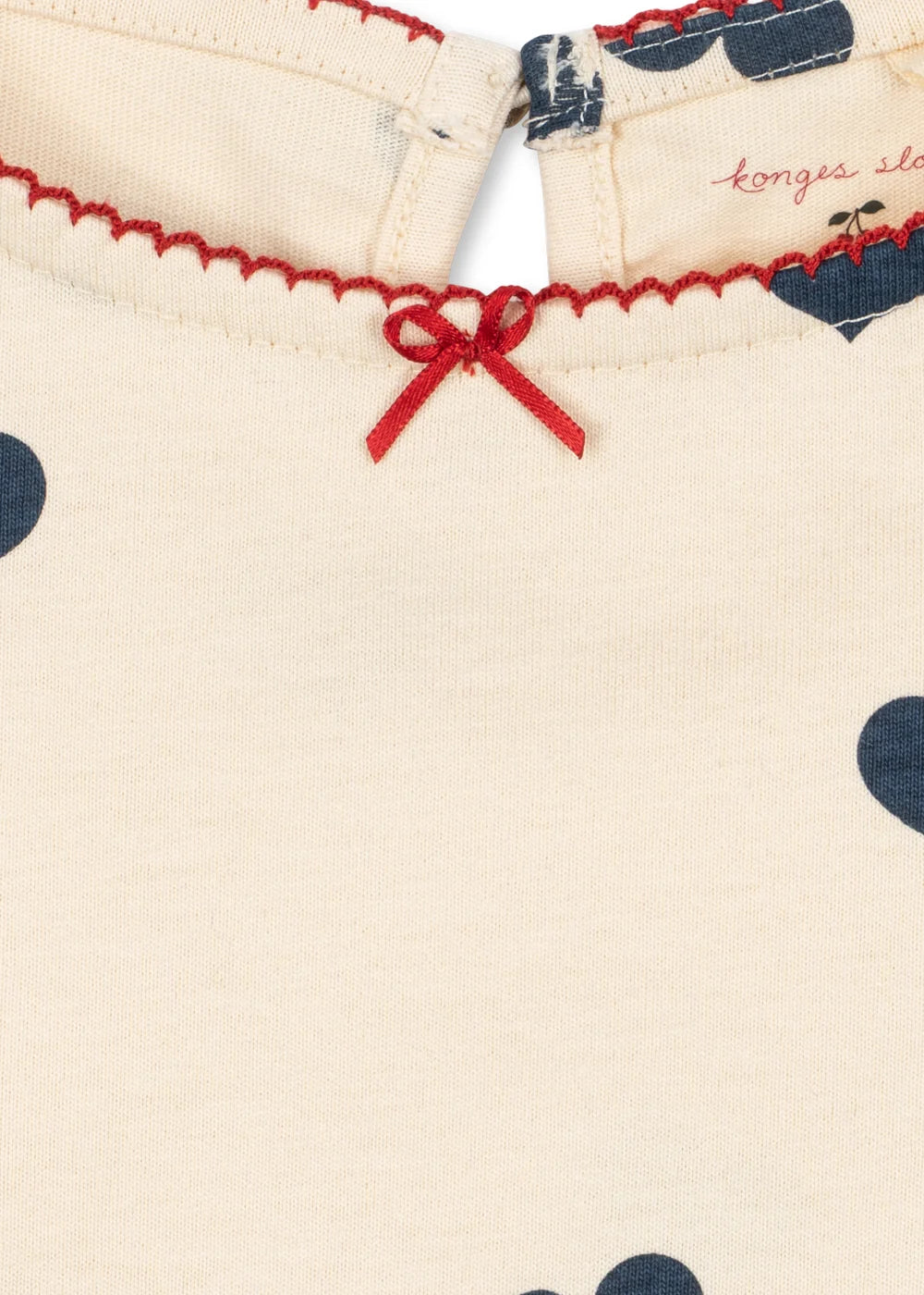 Konges Slojd/DREY SLIT BLOUSE GOTS/CUORE TRICOLORE/ブラウス【18ヶ月/2歳/3歳/4歳】