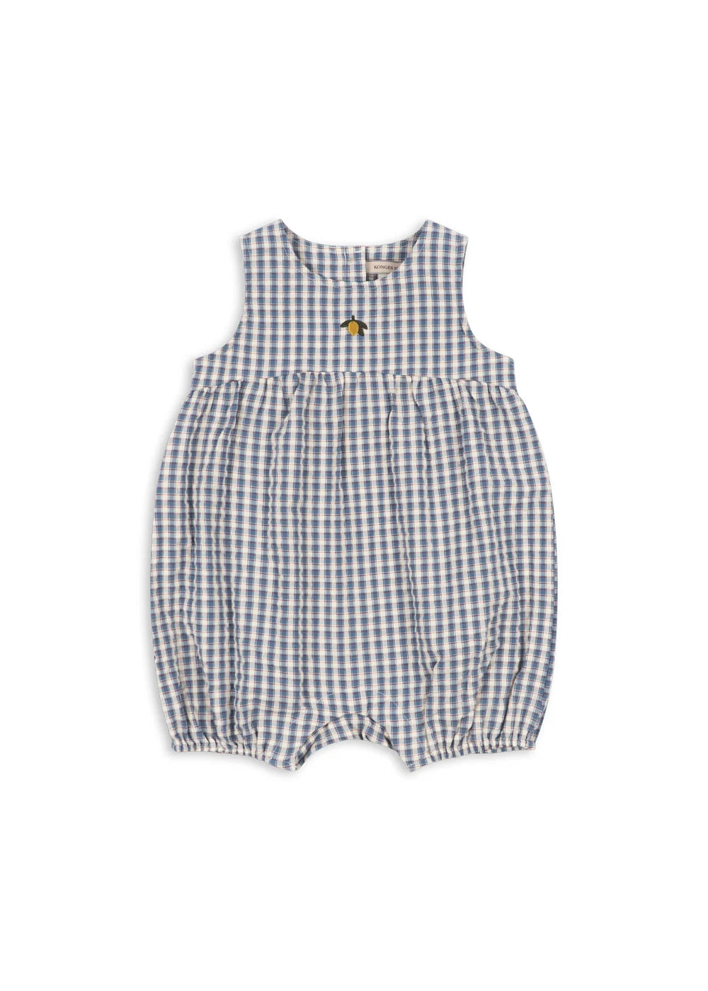 Konges Slojd/KIM ROMPER GOTS/CAPTAINS CHECK/ロンパース【12ヶ月/18ヶ月】