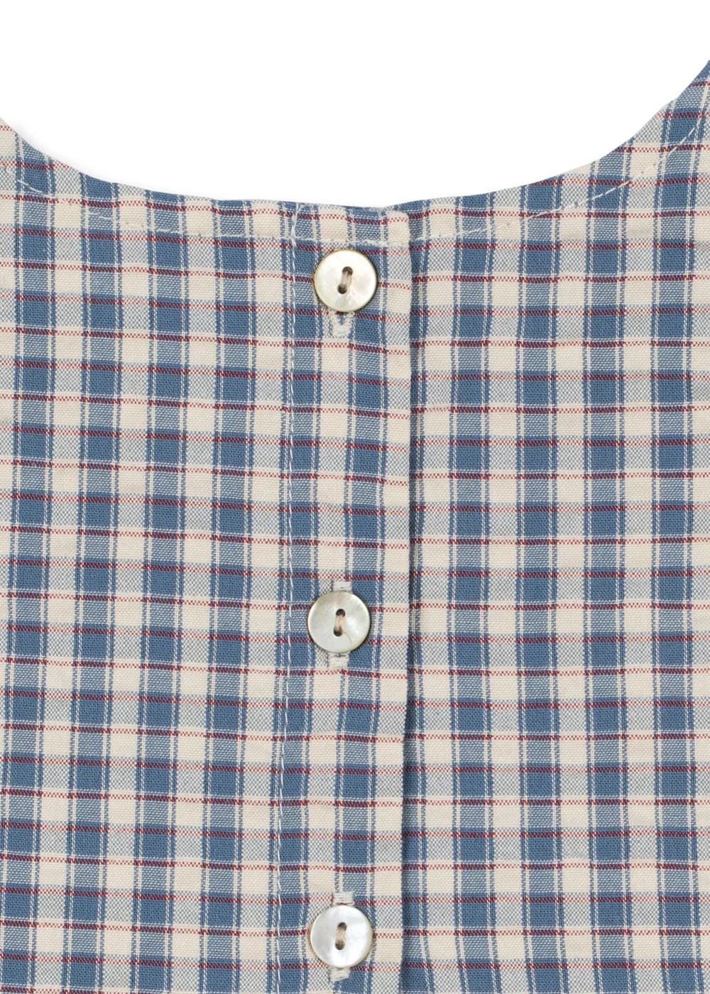 Konges Slojd/KIM ROMPER GOTS/CAPTAINS CHECK/ロンパース【12ヶ月/18ヶ月】