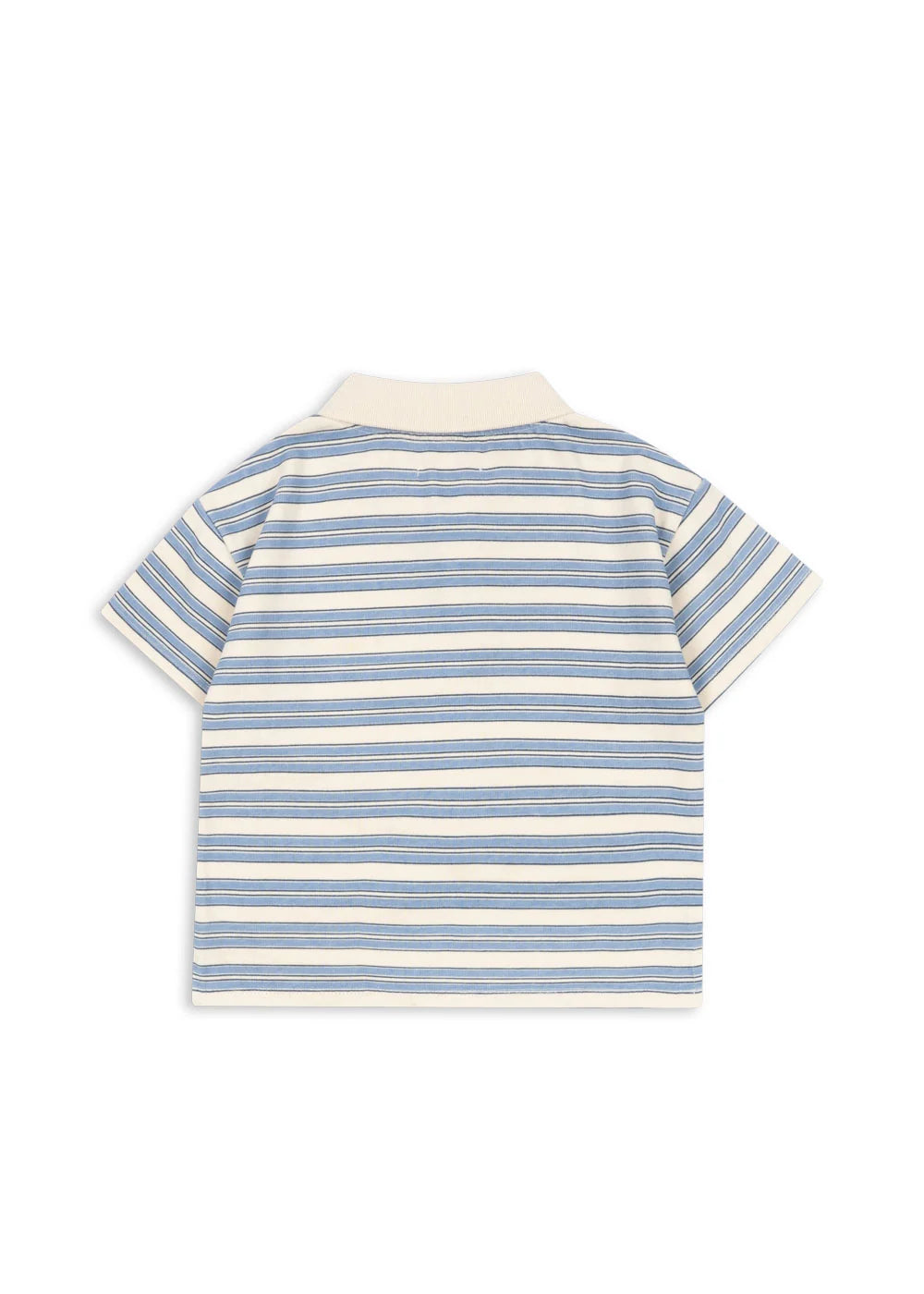 Konges Slojd/SPOTTY SS POLO GOTS/STRIPE CIEL/ポロシャツ【18ヶ月/2歳/3歳/4歳】